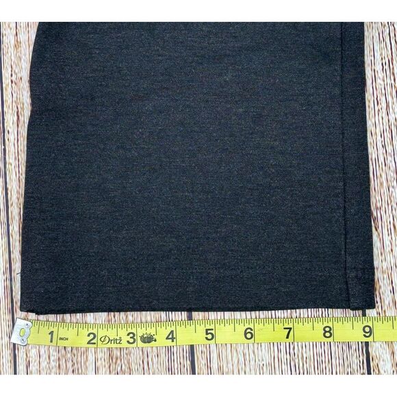 Betabrand Classic Dress Pants Size Medium Yoga Bootcut Charcoal Gray Stretch - Picture 7 of 9